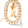 Thumbnail Image 5 of 1/4 CT. T.W. Lab-Created Diamond Open Frame &quot;X&quot; Initial Pendant in 14K Gold - 19.5&quot;