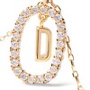 Thumbnail Image 3 of 1/4 CT. T.W. Lab-Created Diamond Open Frame &quot;D&quot; Initial Pendant in 14K Gold - 19.5&quot;