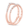 Thumbnail Image 2 of 1/2 CT. T.W. Diamond Graduated Contour Solitaire Enhancer in 14K Rose Gold