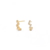 Thumbnail Image 3 of 1/5 CT. T.W. Lab-Created Diamond Zig-Zag Stud Earrings in 14K Gold