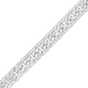 Thumbnail Image 0 of Men's 6.9mm Diamond-Cut Curb Chain Bracelet in Solid Sterling Silver  - 8.5"
