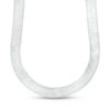 Thumbnail Image 1 of 7.0mm Diamond-Cut Herringbone Chain Necklace in Solid Sterling Silver  - 18&quot;