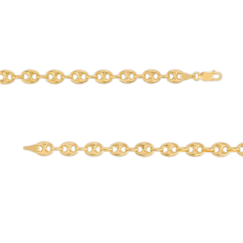 7.0mm Mariner Chain Bracelet in Solid 10K Gold - 7.5"