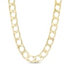 Thumbnail Image 0 of Men's 6.5mm Curb Chain Necklace in Solid 10K Gold - 22"
