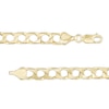 Thumbnail Image 1 of Men's 6.5mm Curb Chain Necklace in Solid 10K Gold - 22"