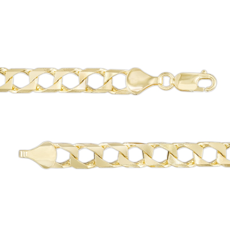 Men's 6.5mm Curb Chain Necklace in Solid 10K Gold - 22"