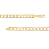 Thumbnail Image 3 of Men's 5.2mm Curb Chain Necklace in Solid 10K Gold - 18"