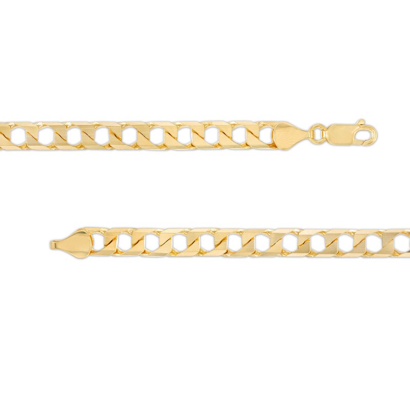 Main Image 3 of Men's 5.2mm Curb Chain Necklace in Solid 10K Gold - 18"