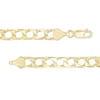 Thumbnail Image 2 of Men's 6.5mm Curb Chain Necklace in Solid 10K Gold - 18&quot;