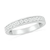 Thumbnail Image 4 of 1/6 CT. T.W. Multi-Diamond Frame Channel Bridal Set in Sterling Silver