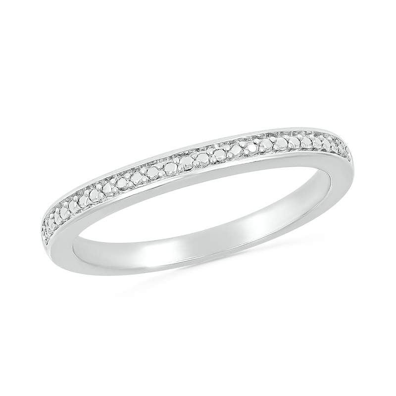 Main Image 5 of 1/4 CT. T.W. Oval Multi-Diamond Double Frame Split Shank Bridal Set in Sterling Silver