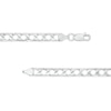 Thumbnail Image 3 of Men's 6.2mm Diamond-Cut Curb Chain Necklace in Solid Sterling Silver  - 22&quot;