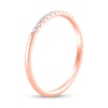 Thumbnail Image 3 of 1/10 CT. T.W. Diamond Eleven Stone Pavé Anniversary Band in 10K Rose Gold