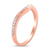 Thumbnail Image 3 of 1/6 CT. T.W. Diamond Twist Contour Band in 10K Rose Gold