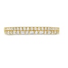 Thumbnail Image 3 of Alternating 1/4 CT. T.W. Baguette-Cut and Round Diamond Double Row Band in 10K Gold