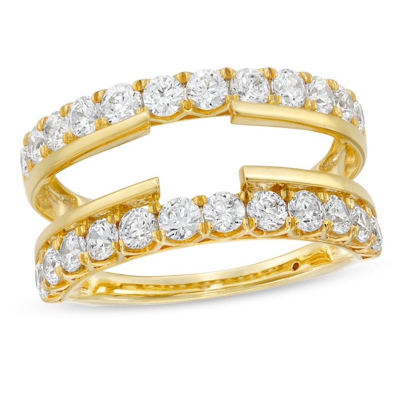 Main Image 1 of 1-1/2 CT. T.W. Diamond Solitaire Enhancer in 14K Gold