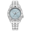 Thumbnail Image 1 of Ladies’ Citizen Eco-Drive® Sport Luxury Diamond Accent Watch with Light Blue Dial (Model: FE6161-54L)