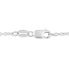 Thumbnail Image 5 of 1/20 CT. T.W. Diamond Infinity Loop Necklace in Sterling Silver