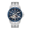 Thumbnail Image 1 of Men's Bulova Marine Star Automatic Watch with Blue Skeleton Dial (Model: 98A302)