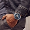 Thumbnail Image 4 of Men's Bulova Marine Star Automatic Watch with Blue Skeleton Dial (Model: 98A302)