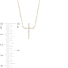 Thumbnail Image 3 of 1/15 CT. T.W. Diamond Cross Necklace in 10K Gold