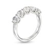 Thumbnail Image 3 of 2 CT. T.W. Certified Lab-Created Diamond Five Stone Wedding Band in 14K White Gold (F/VS2)