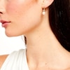 Thumbnail Image 2 of 7.5-8.0mm Akoya Cultured Pearl and Brilliance Bead Drop Earrings in 14K Gold