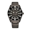 Men's Citizen Promaster Dive Super Titaniumâ¢ Black PVD Automatic Watch With Grey Dial (Model: NB6025-59H)
