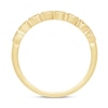Thumbnail Image 2 of 1/4 CT. T.W. Diamond Bead Frame Vintage-Style Stackable Band in 10K Gold