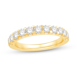 1 CT. T.W. Diamond Eleven Stone Anniversary Band in 10K Gold