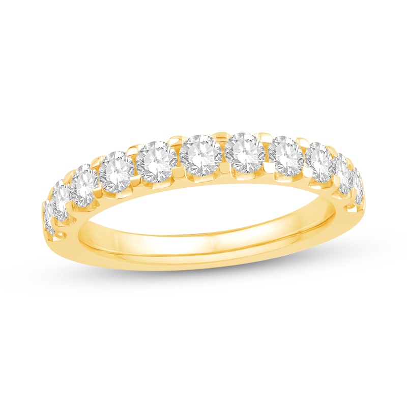 Main Image 1 of 1 CT. T.W. Diamond Eleven Stone Anniversary Band in 10K Gold