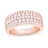 Thumbnail Image 1 of 1 CT. T.W. Diamond Five Row Anniversary Band in 14K Rose Gold