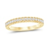 1/4 CT. T.W. Diamond Lattice-Style Stackable Band In 10K Gold