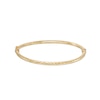 Thumbnail Image 1 of Oro Diamante™ Diamond-Cut Bangle in Hollow 14K Gold