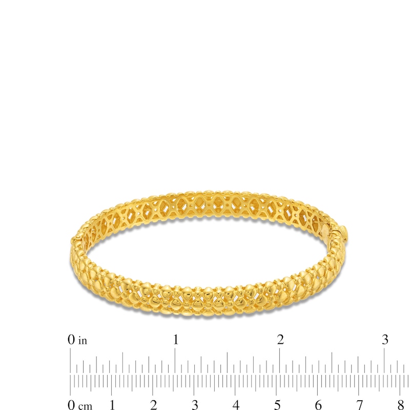 Main Image 3 of Nugget Bangle in 14K Gold