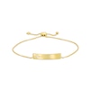 Thumbnail Image 1 of Sideways Bar with Cross Cutout Bolo Bracelet in 10K Gold - 9.5&quot;