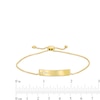 Thumbnail Image 3 of Sideways Bar with Cross Cutout Bolo Bracelet in 10K Gold - 9.5&quot;