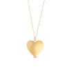 Thumbnail Image 0 of Polished Heart-Shaped Disc Pendant in 10K Gold