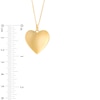 Thumbnail Image 3 of Polished Heart-Shaped Disc Pendant in 10K Gold