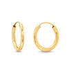 Thumbnail Image 0 of Endless 12.0mm Hoop Earrings in Hollow 14K Gold
