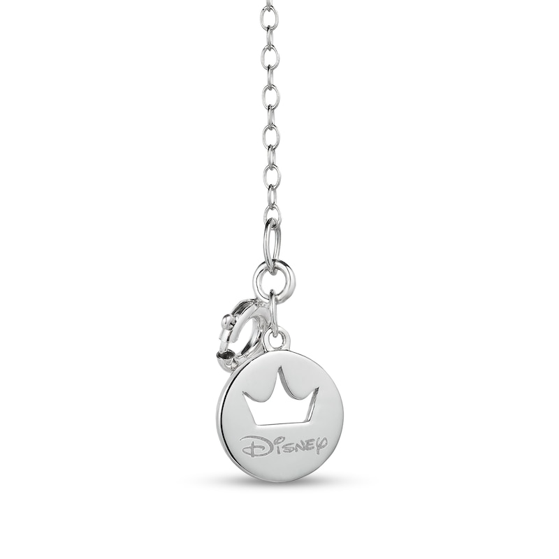 Main Image 4 of Enchanted Disney Ariel Freshwater Cultured Pearl Stud Earrings and Diamond Seashell Pendant in Sterling Silver