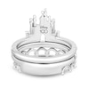 Thumbnail Image 3 of Enchanted Disney 1/5 CT. T.W. Diamond Castle Ring Set in Sterling Silver