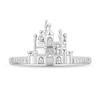 Thumbnail Image 5 of Enchanted Disney 1/5 CT. T.W. Diamond Castle Ring Set in Sterling Silver