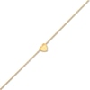 Thumbnail Image 0 of Child's Sliding Heart Adjustable Bracelet in 14K Gold - 6.0"