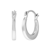 Thumbnail Image 1 of Child's 12.0mm Hoop Earrings in Hollow 14K White Gold