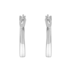 Thumbnail Image 1 of Child's 12.0mm Hoop Earrings in Hollow 14K White Gold