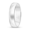 Thumbnail Image 2 of 5.0mm Engravable Low Dome Comfort-Fit Wedding Band in 14K White Gold (1 Line)