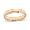 Thumbnail Image 1 of 4.0mm Engravable Low Dome Comfort-Fit Wedding Band in 14K Gold (1 Line)