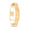 Thumbnail Image 2 of 4.0mm Engravable Flat Square-Edged Wedding Band in 14K Gold (1 Line)