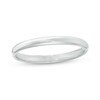 Thumbnail Image 0 of 2.0mm Engravable Low Dome Comfort-Fit Wedding Band in 14K White Gold (1 Line)